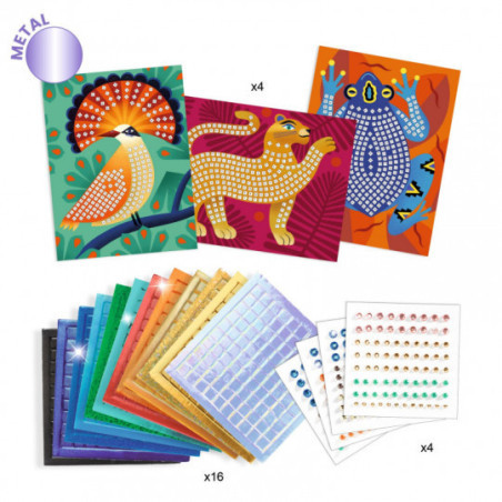 Djeco - Mosaic kits - Deep in the jungle