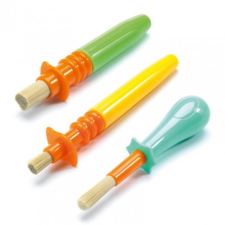 Djeco - 3 ingenious paintbrushes