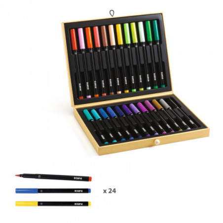 Djeco - First brush pens box