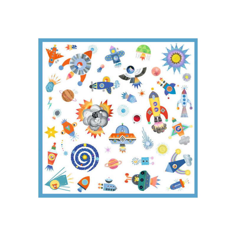 Djeco - Stickers Interstellar