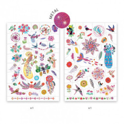 Djeco - Tattoo, Bright birds