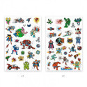 Djeco - Tattoo, Heroes vs villains
