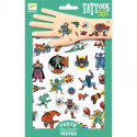 Djeco - Tattoo, Heroes vs villains