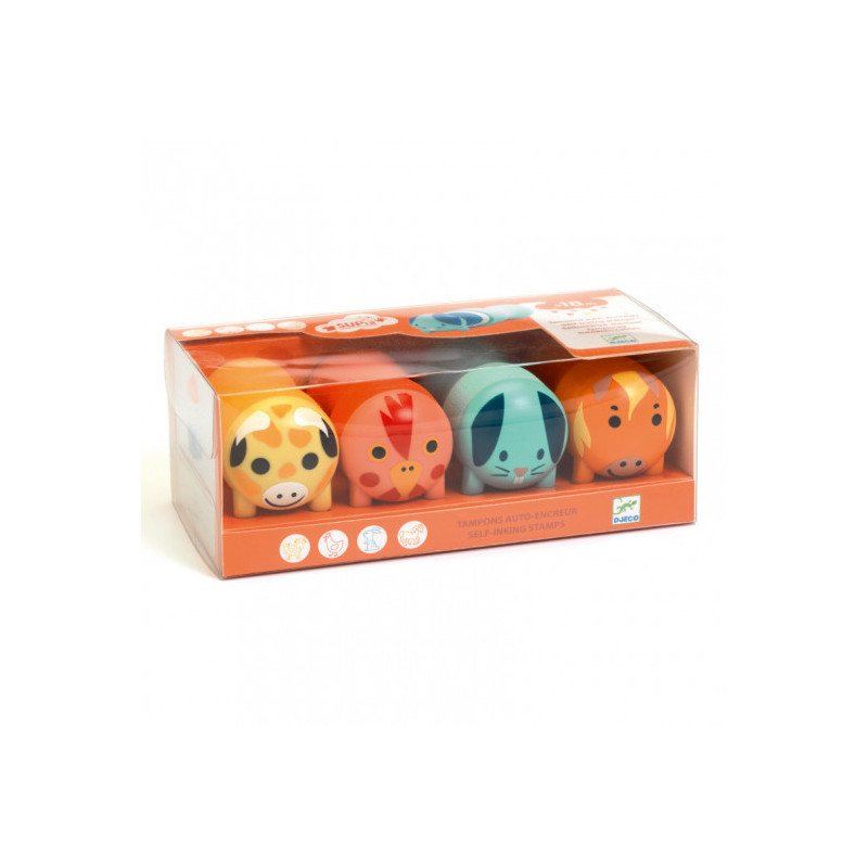 Djeco - Stamps for little ones - Farm animals