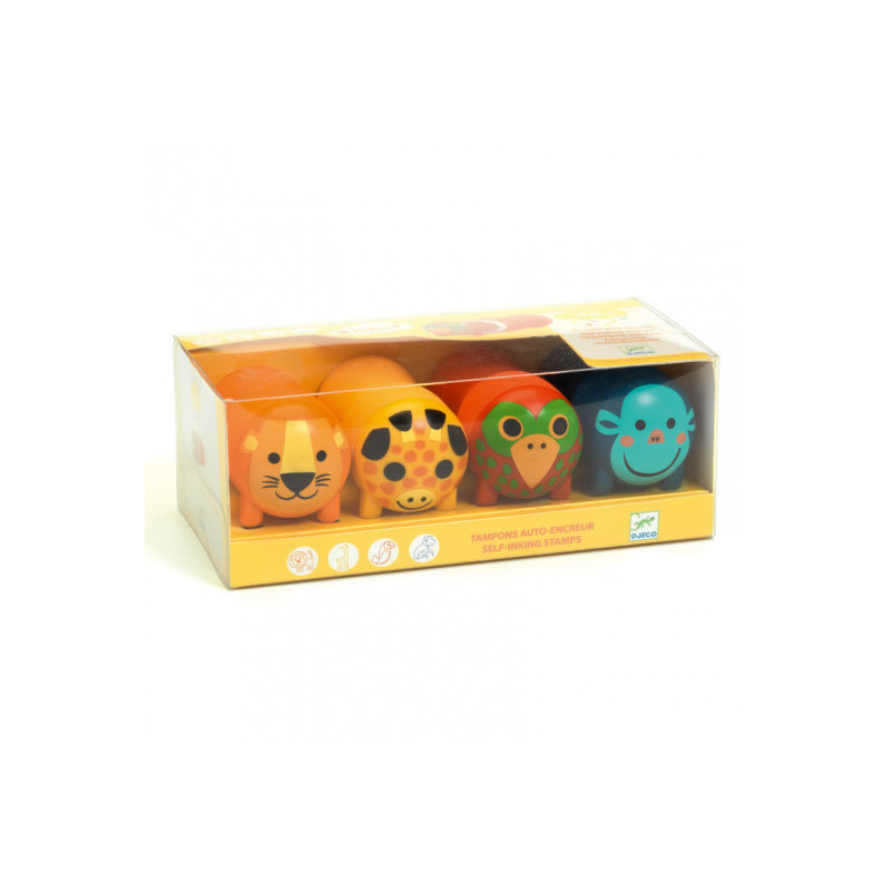 Djeco - Stamps for little ones - Safari animals