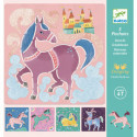 Djeco - Stencils: Horses