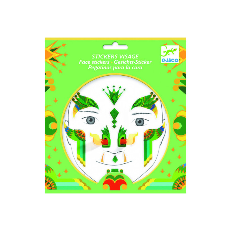 Djeco - Face stickers, Dragon