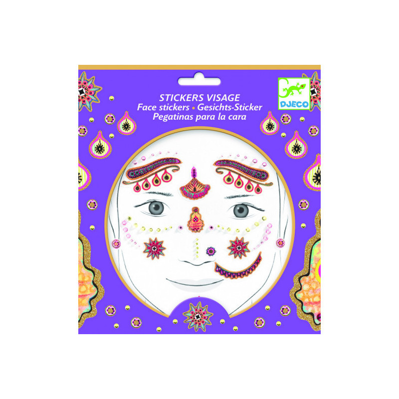 Djeco - Face stickers, Princess India